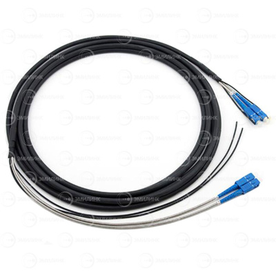 Сборка кабельная 8pc, SC/UPC-SC/UPC 9/125мкм, длина 60м, вывод 0.4м, буфер 3мм (NTSS-FO-BR-9-8-2.5-NU) в бухте в России